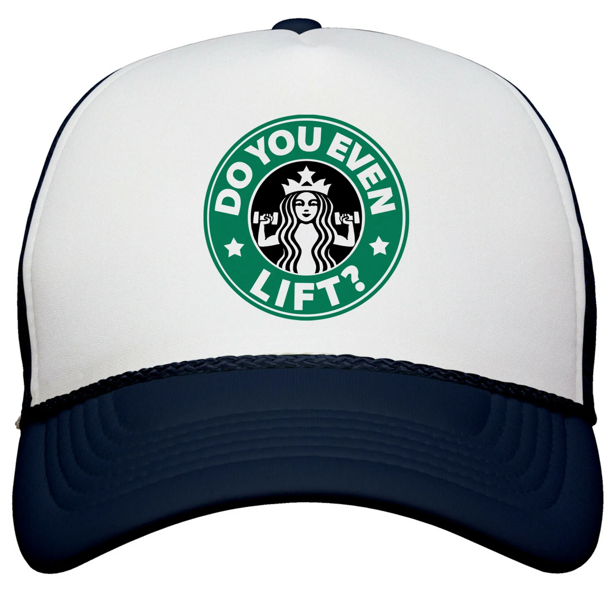Do You Even Lift Coffee Parody Snapback Trucker Hat