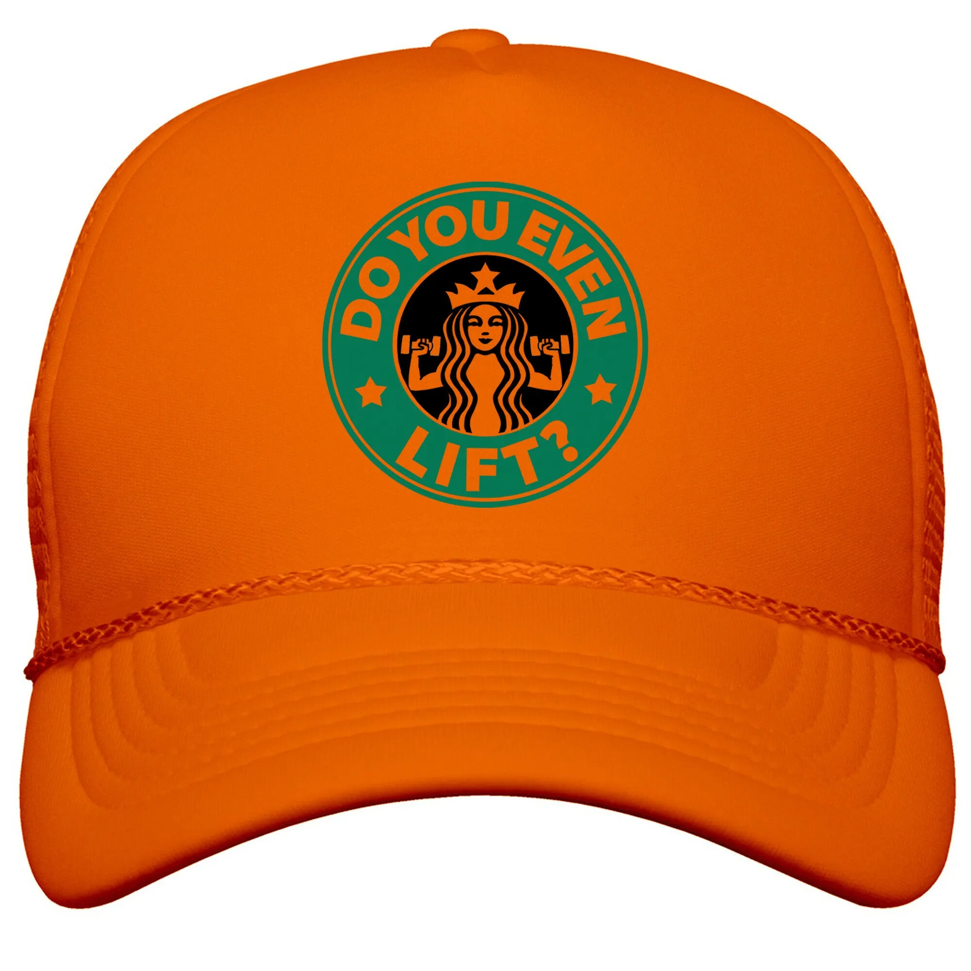 Do You Even Lift Coffee Parody Snapback Trucker Hat