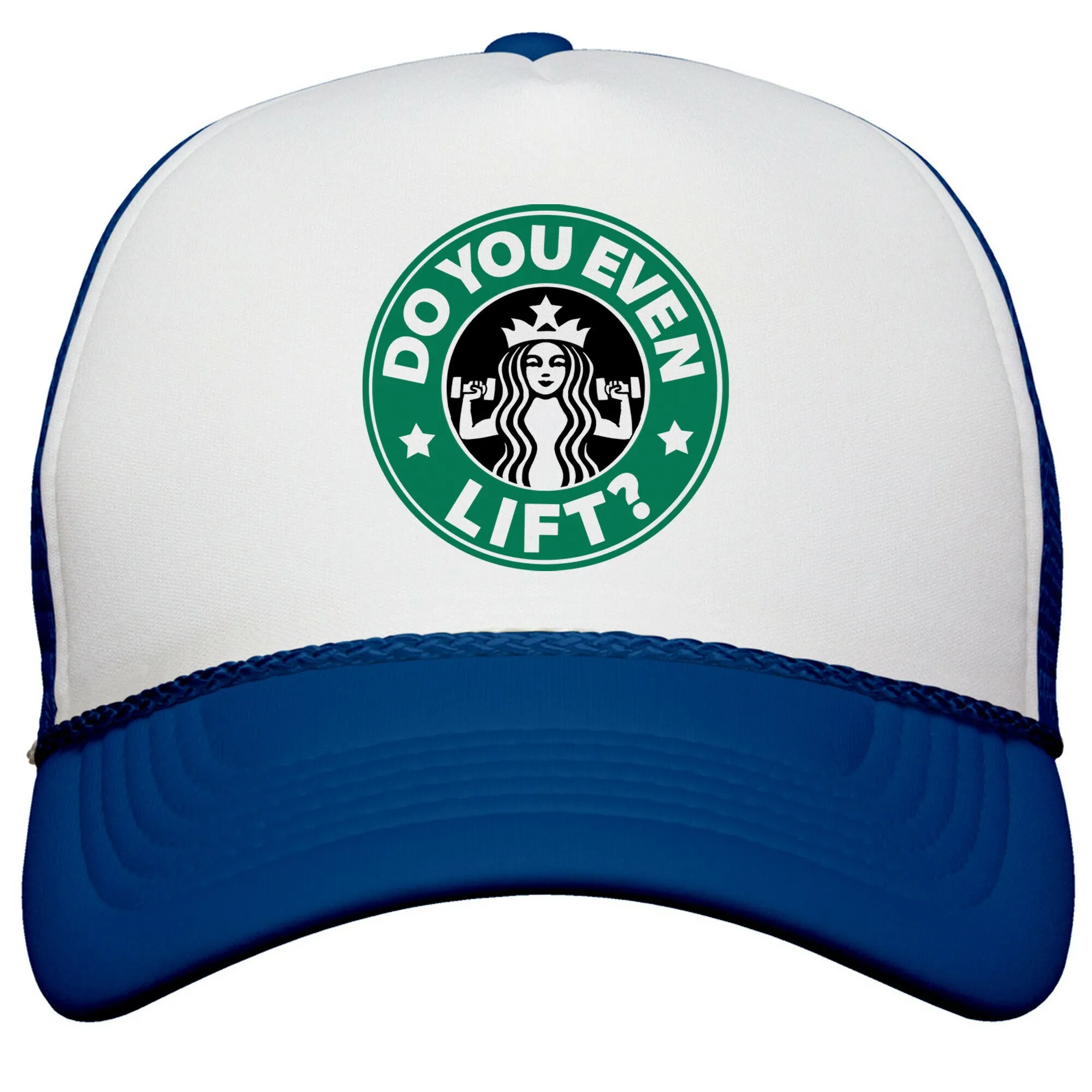 Do You Even Lift Coffee Parody Snapback Trucker Hat