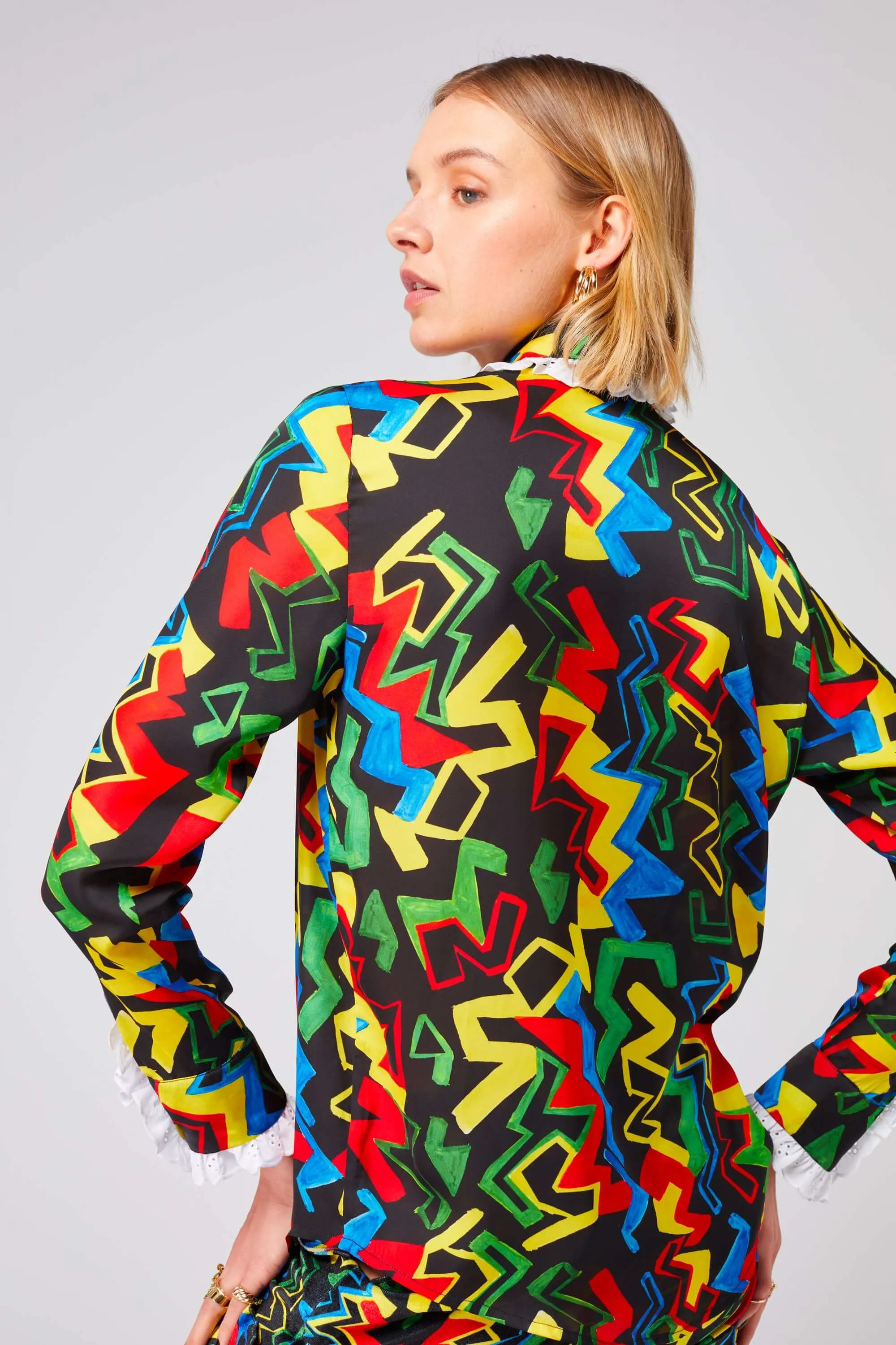 Dori shirt in Electric print