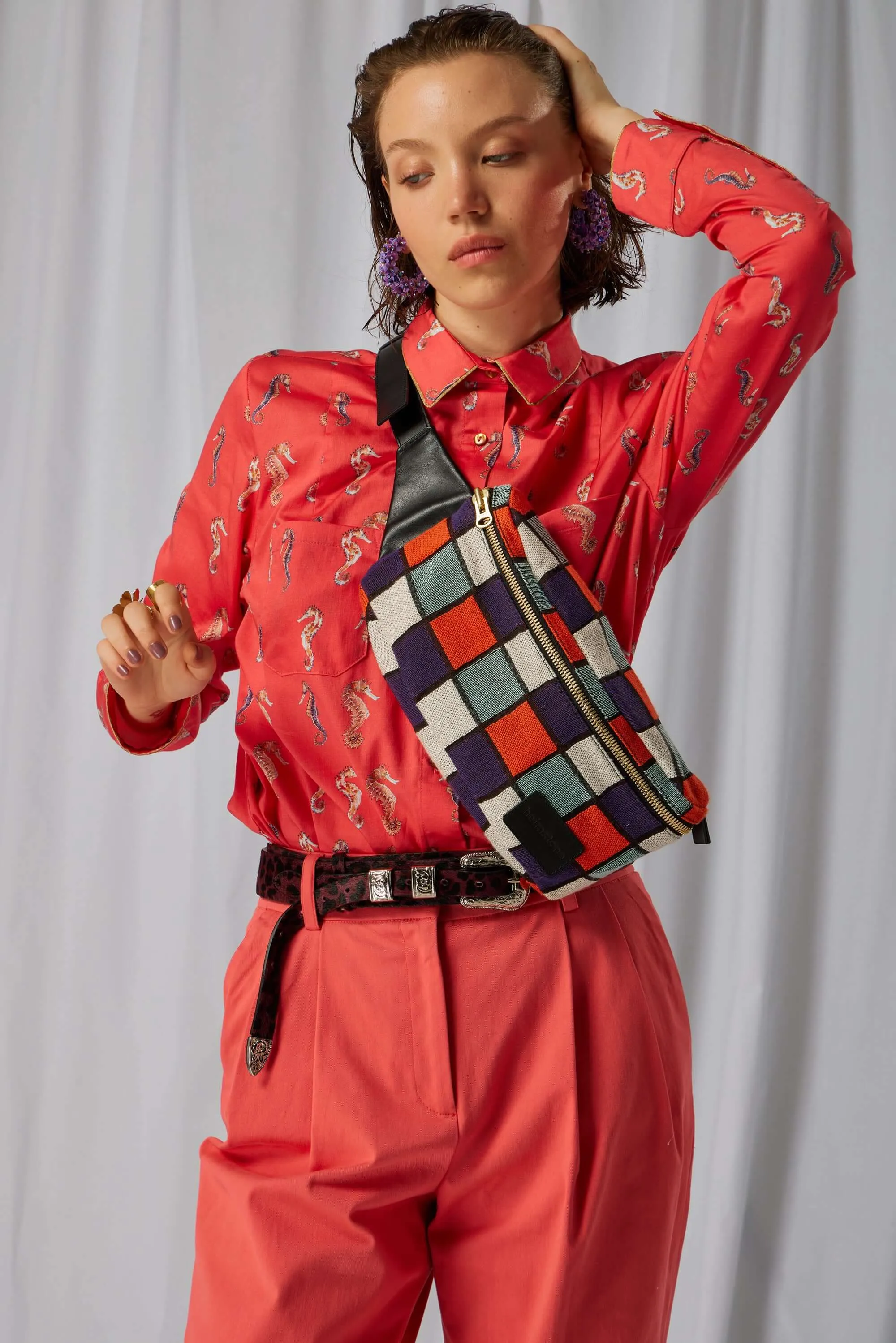 Dori shirt in Gravure print