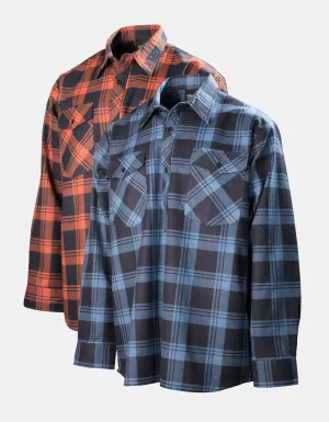Drover Shirt Twin Pack Blue/Ginger