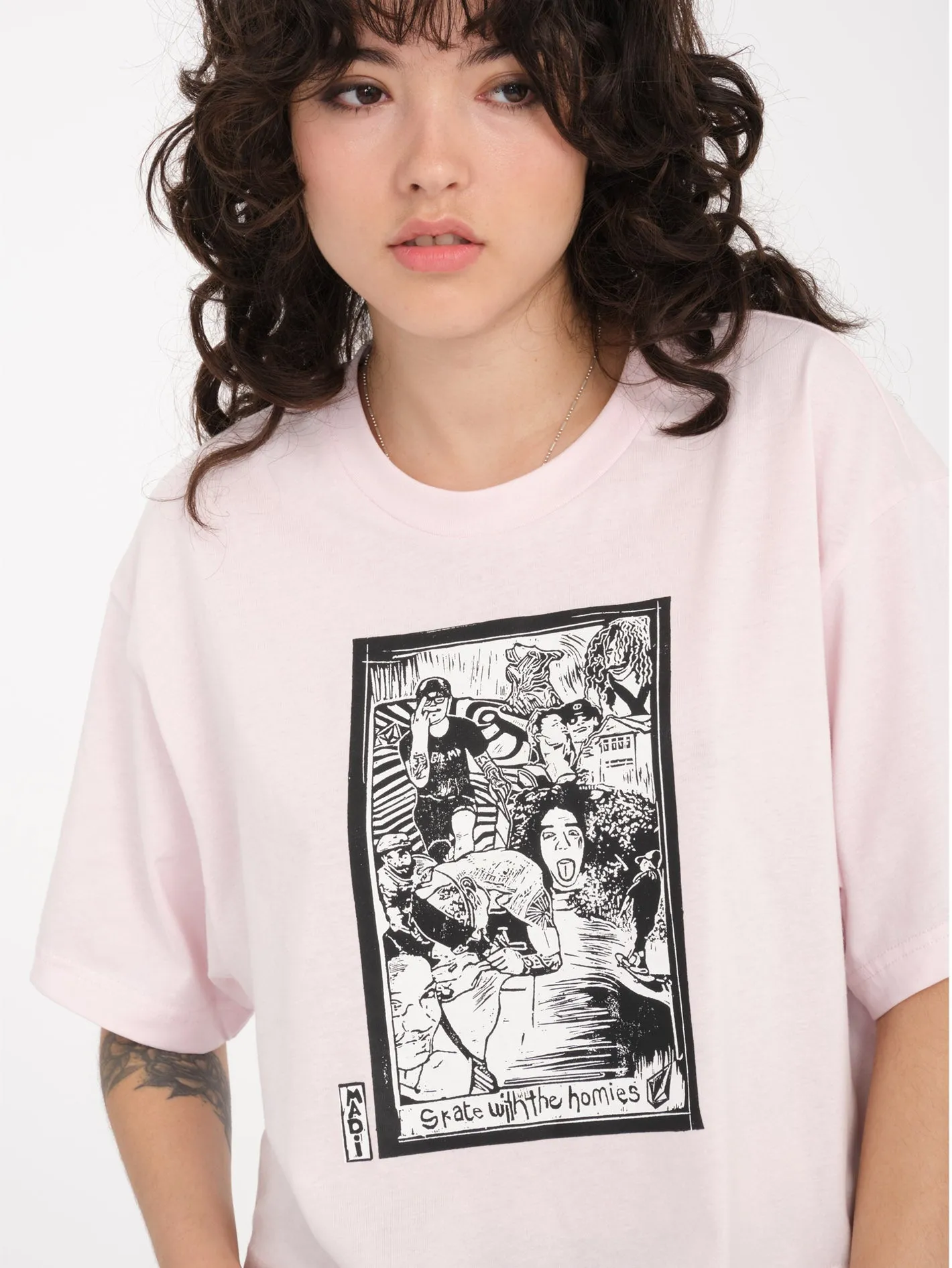 Drumstone T-Shirt - LILAC ASH