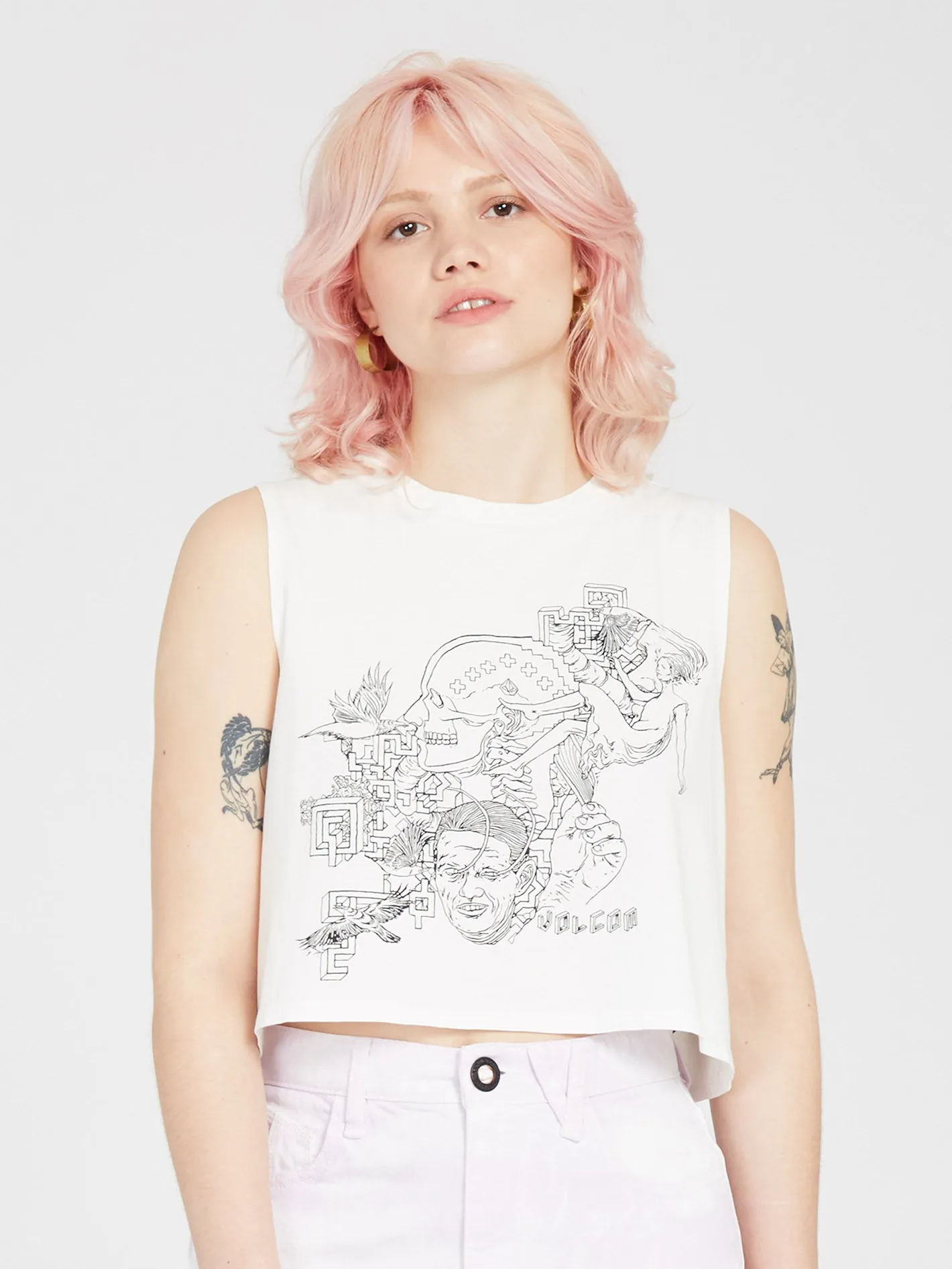 Ed Merlin Murray Tank Top - STAR WHITE