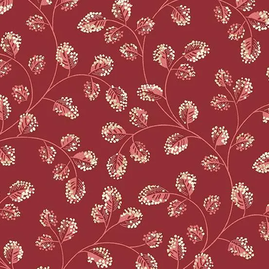 Edyta Sitar - Sweet 16 - Cotton - Burgundy