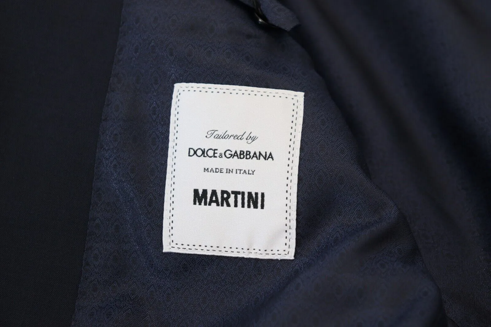 Elegant Dark Blue Slim Fit Wool Blazer