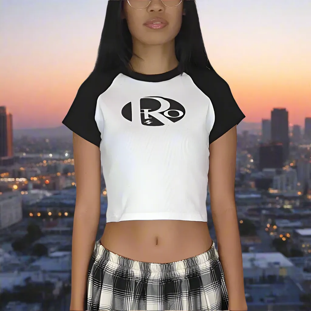 ELLIPSE BABY TEE • BLACK