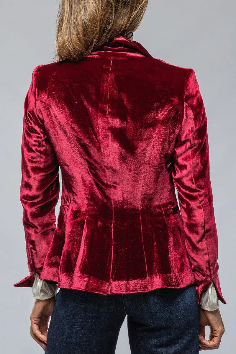 Elsa | Retro Velvet Lapel Blazer
