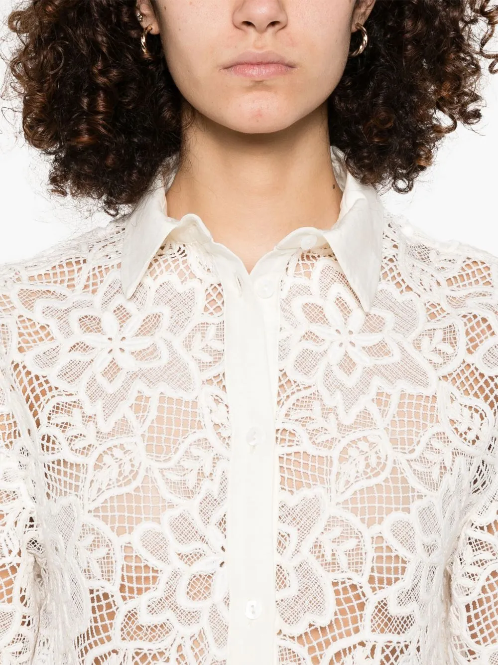 Embroidered cotton shirt
