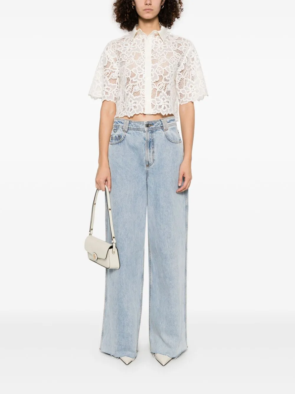 Embroidered cotton shirt