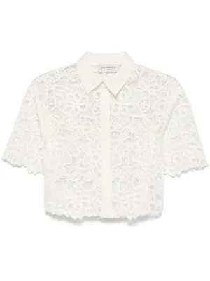 Embroidered cotton shirt