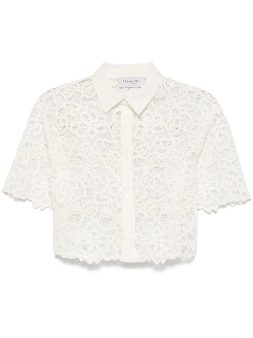 Embroidered cotton shirt