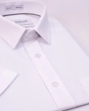 Emerald Corporate Dobby Regular Fit-Seedpearl