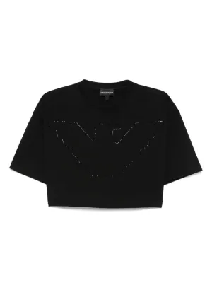 Emporio Armani Logo Cotton T -shirt