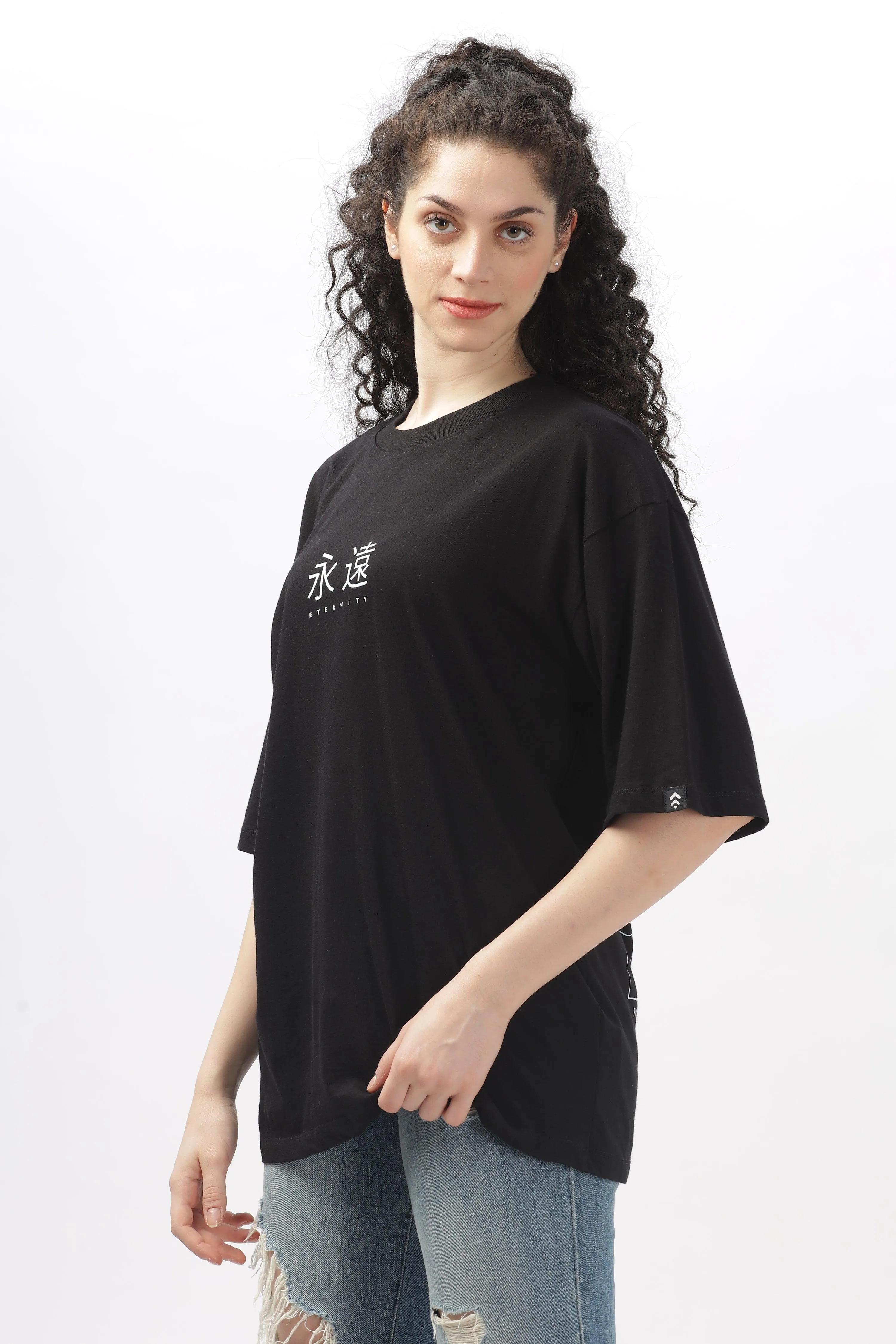 Eternity Black Oversized T-shirt
