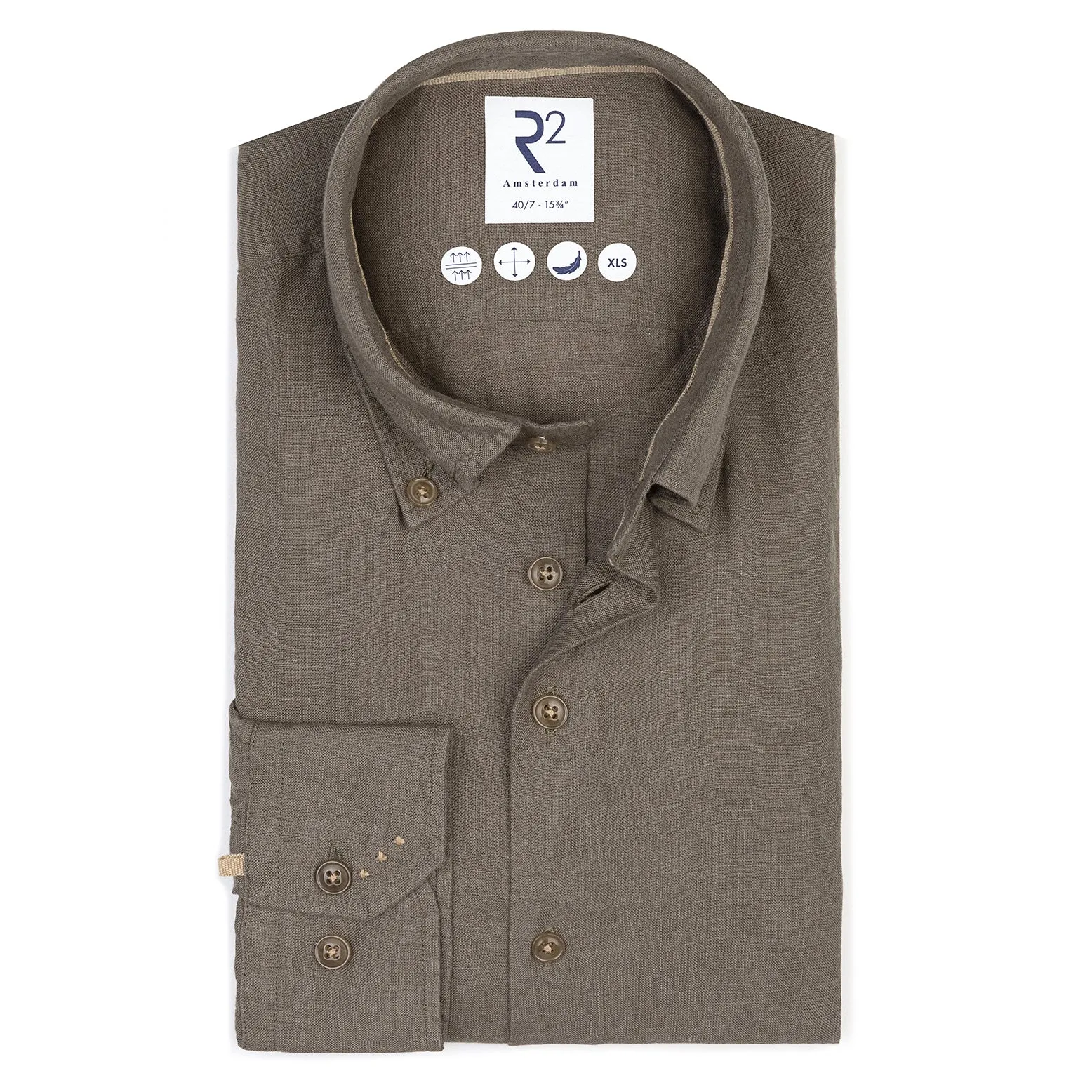 Extra long sleeves. Linen shirt
