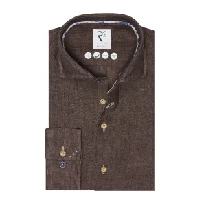Extra long sleeves. Linen shirt