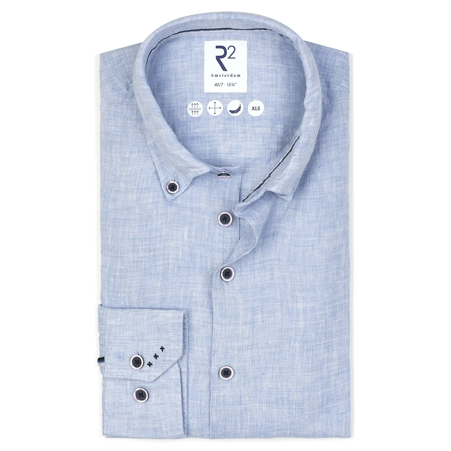 Extra long sleeves. Linen shirt