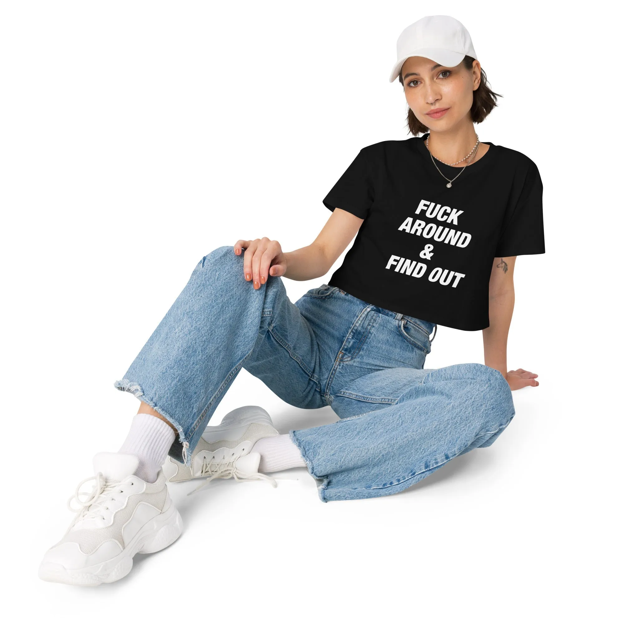 Farris Wheel "Fuck Around and Find Out" Crop Top