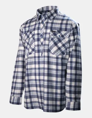 Field Shirt Closed Front Blue