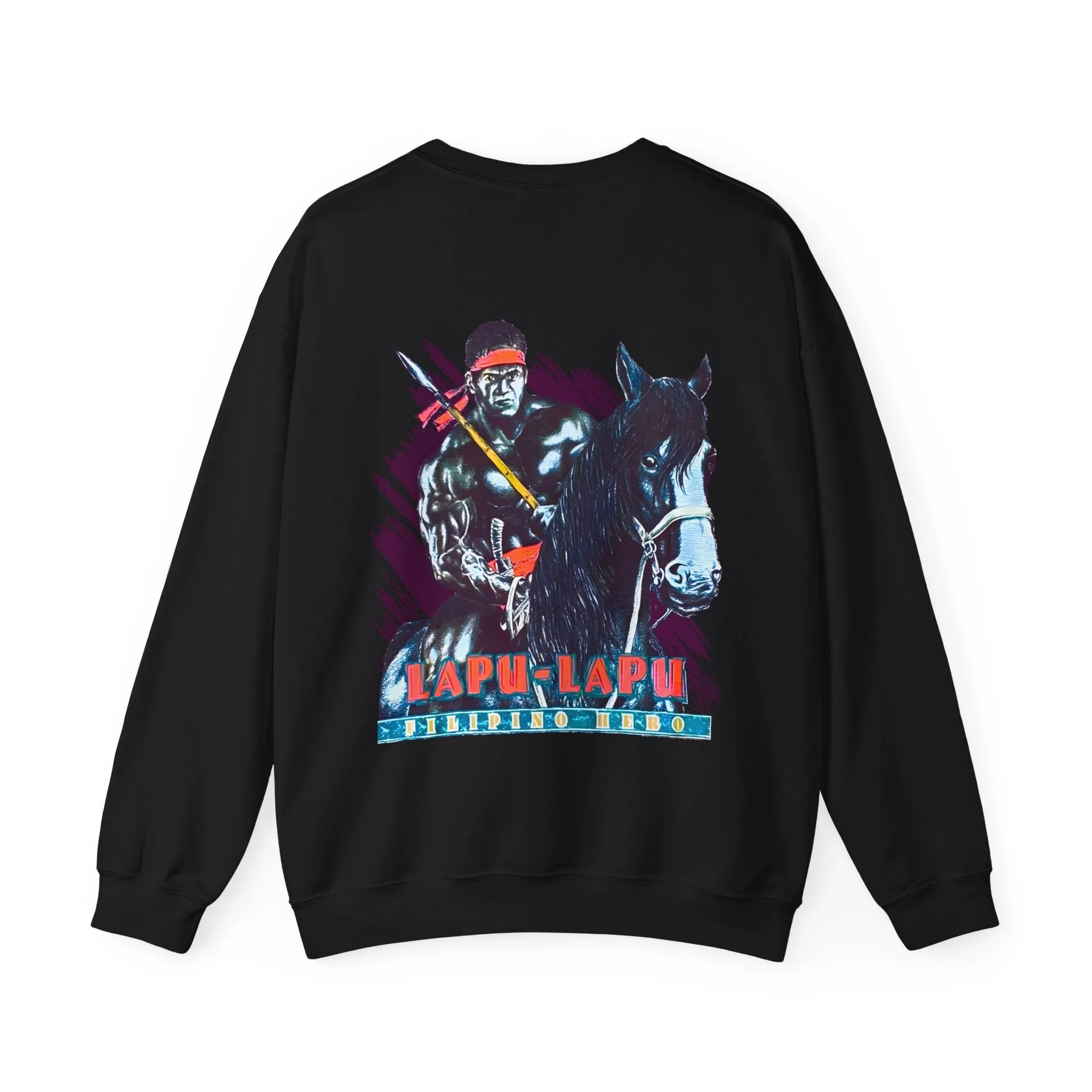 Filipino Strength Lapu-Lapu Filipino Hero Vintage Design 90s New Print Unisex Heavy Blend™ Crewneck Sweatshirt