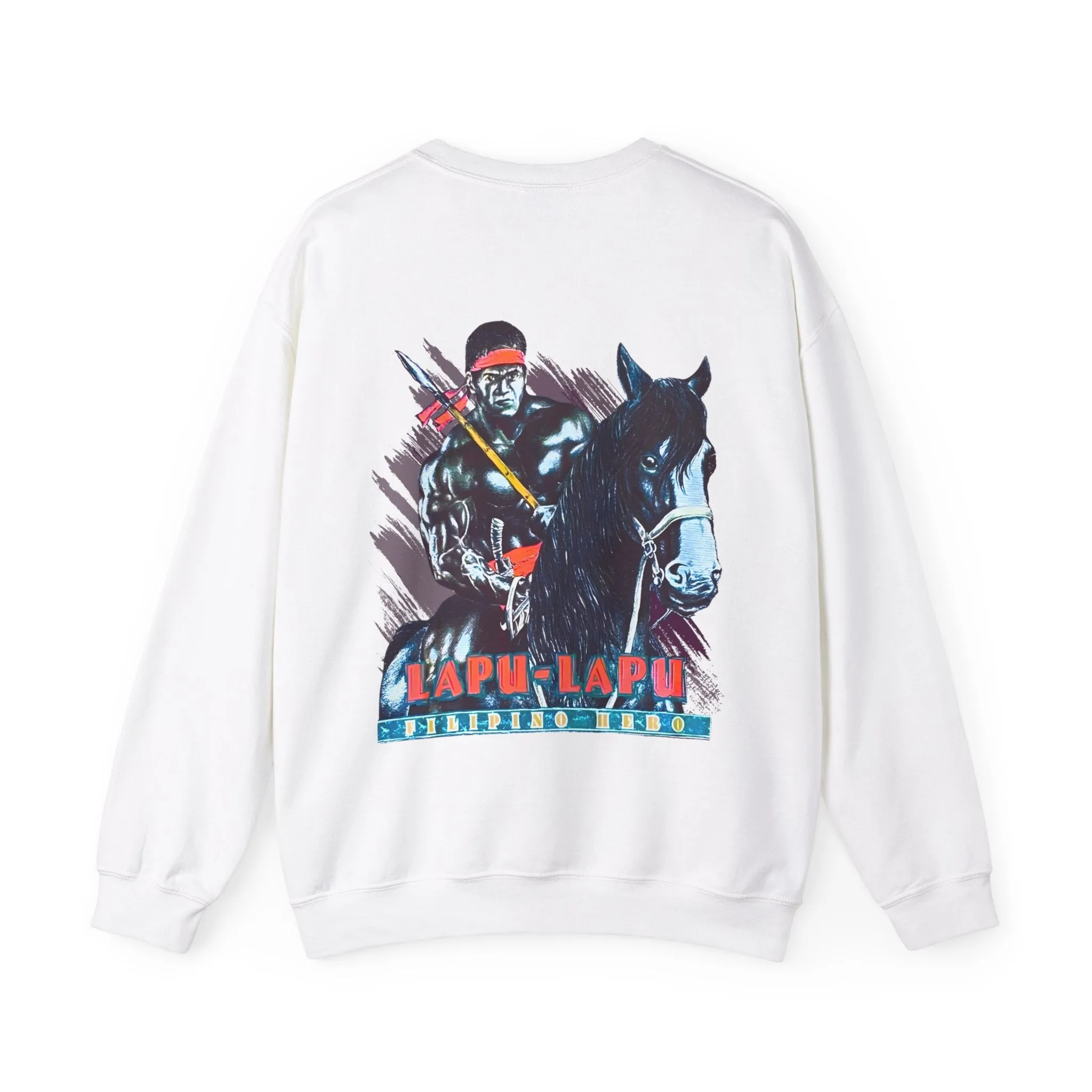 Filipino Strength Lapu-Lapu Filipino Hero Vintage Design 90s New Print Unisex Heavy Blend™ Crewneck Sweatshirt
