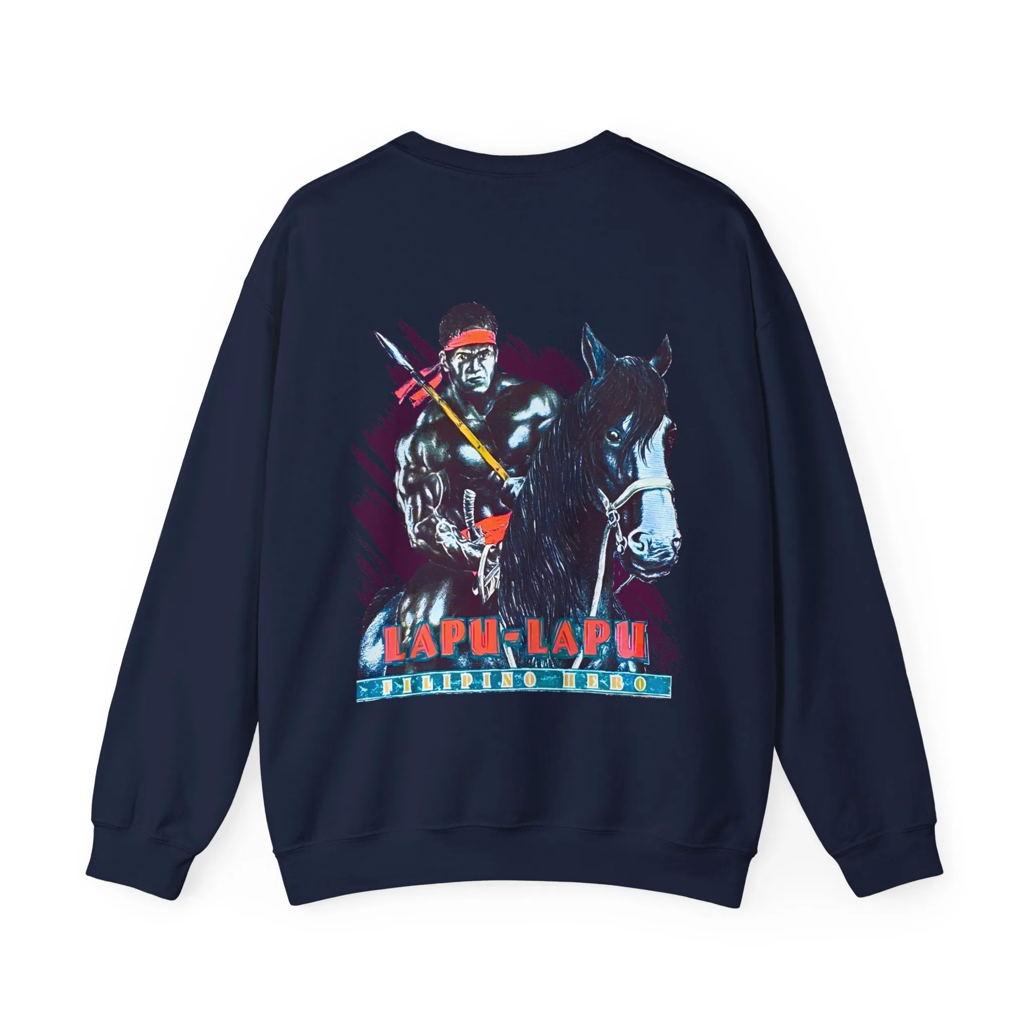 Filipino Strength Lapu-Lapu Filipino Hero Vintage Design 90s New Print Unisex Heavy Blend™ Crewneck Sweatshirt