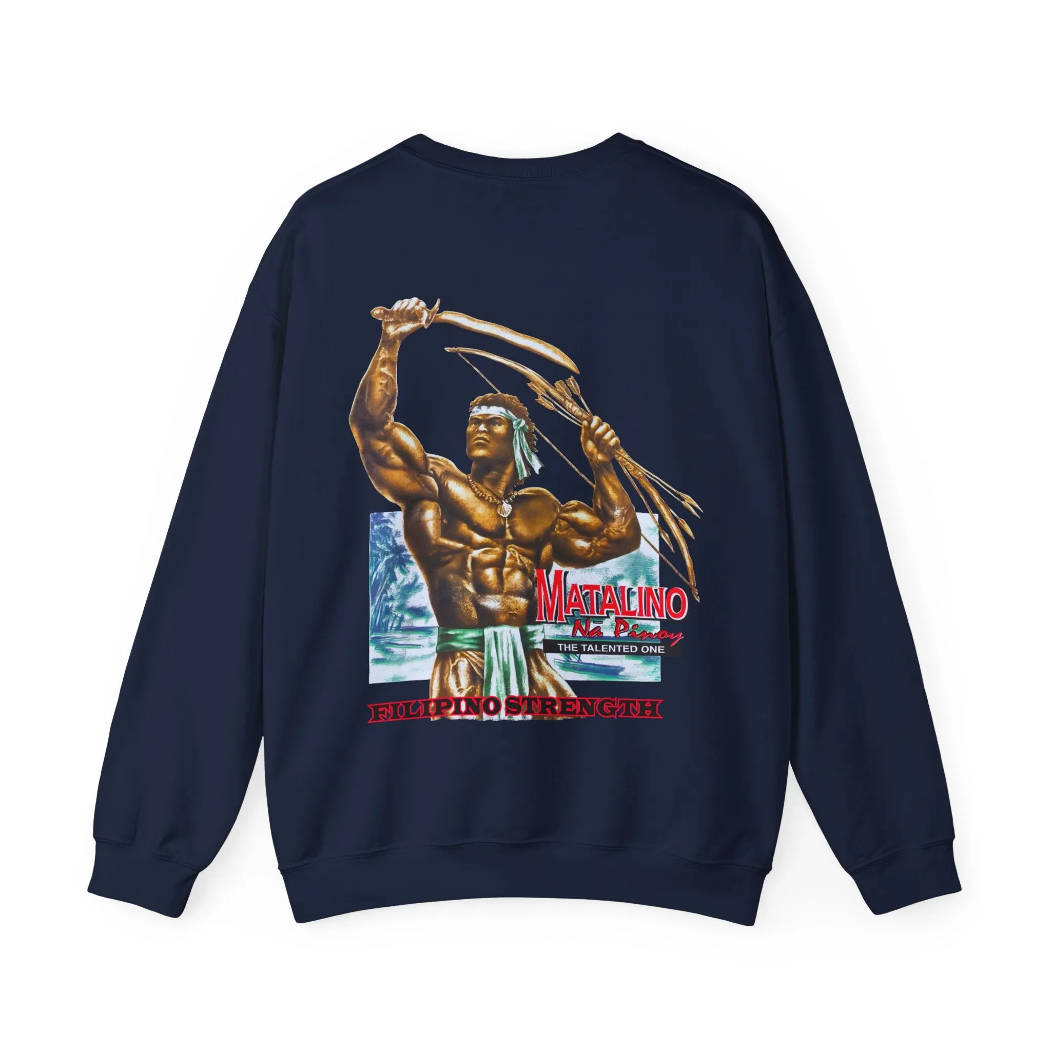 Filipino Strength Matalino Na Pinoy The Talented One Vintage Design 90s New Print Unisex Heavy Blend™ Crewneck Sweatshirt