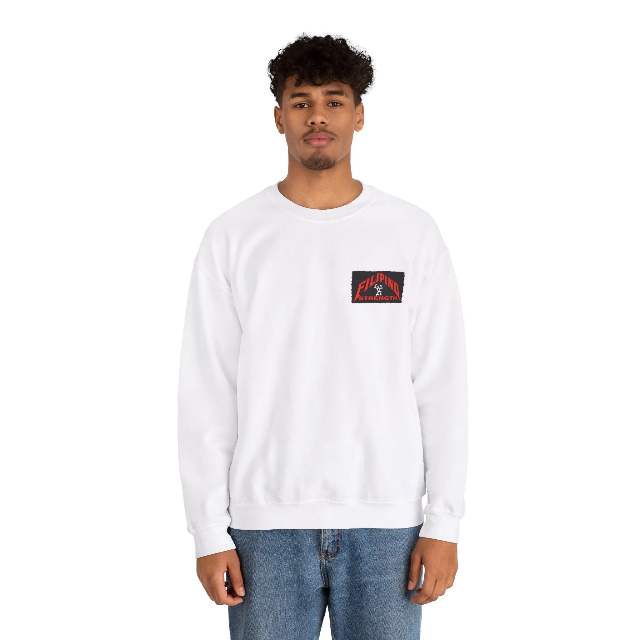 Filipino Strength Matapang Na Pinoy The Courageous Filipino Vintage Design 90s New Print Unisex Heavy Blend™ Crewneck Sweatshirt