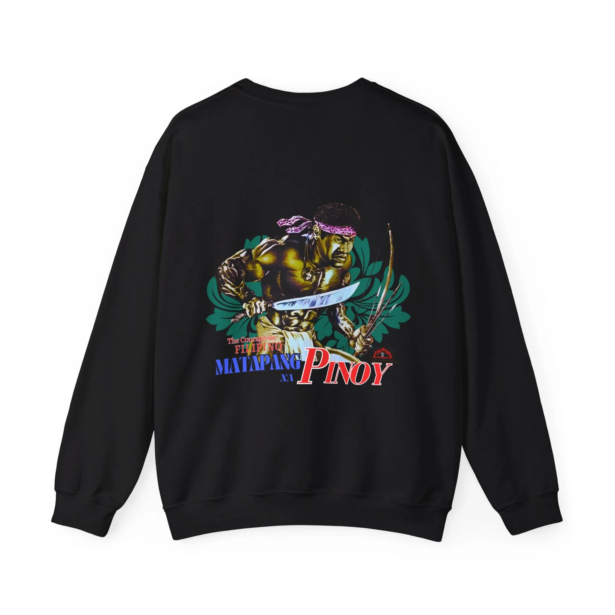 Filipino Strength Matapang Na Pinoy The Courageous Filipino Vintage Design 90s New Print Unisex Heavy Blend™ Crewneck Sweatshirt