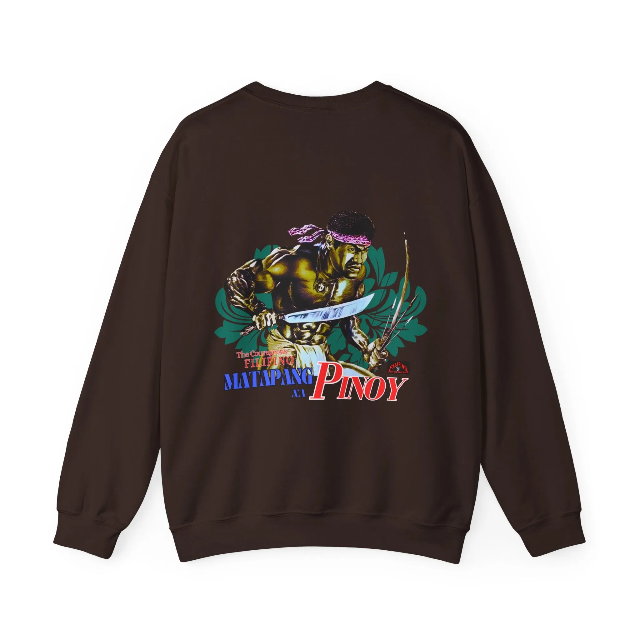 Filipino Strength Matapang Na Pinoy The Courageous Filipino Vintage Design 90s New Print Unisex Heavy Blend™ Crewneck Sweatshirt