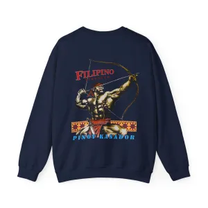Filipino Strength Pinoy Kasador Filipino Strength Vintage Design 90s New Print Unisex Heavy Blend™ Crewneck Sweatshirt