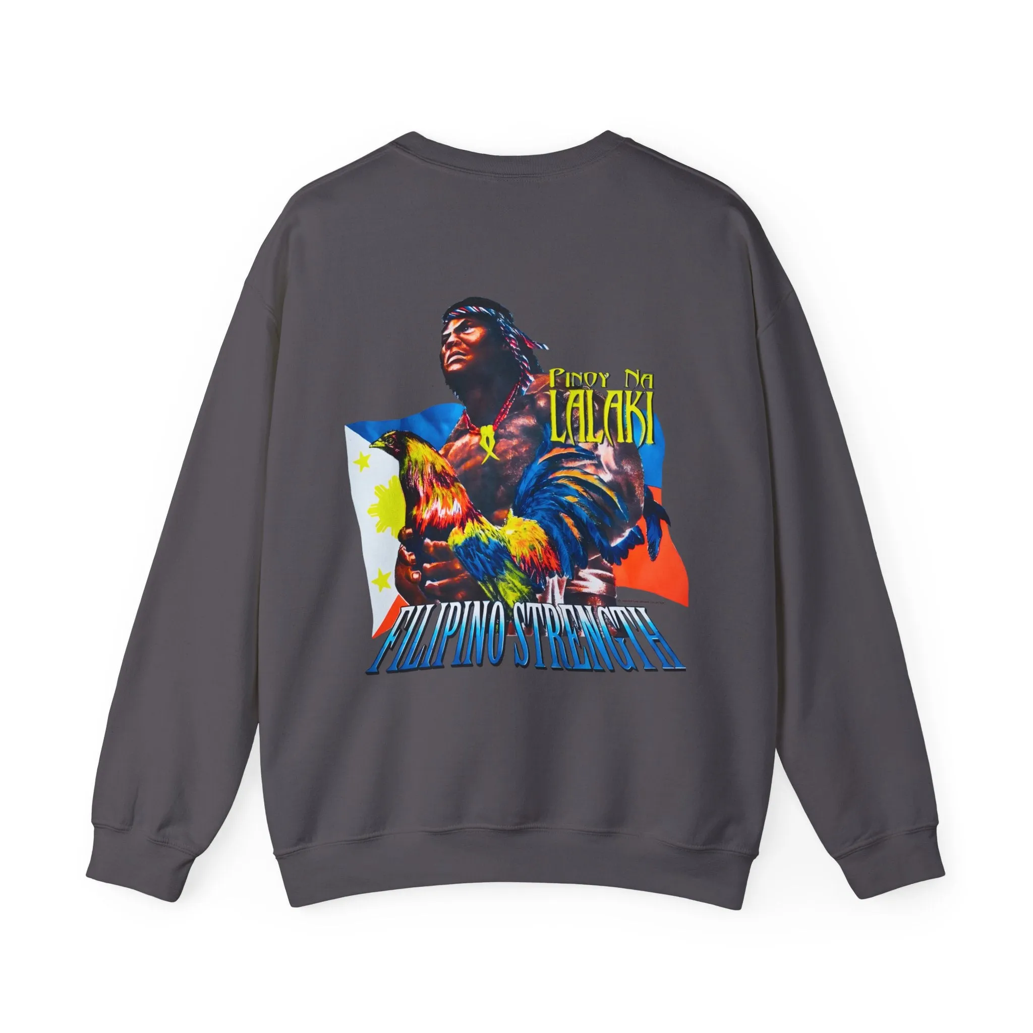 Filipino Strength Pinoy na Lalaki Vintage Design 90s New Print Unisex Heavy Blend™ Crewneck Sweatshirt