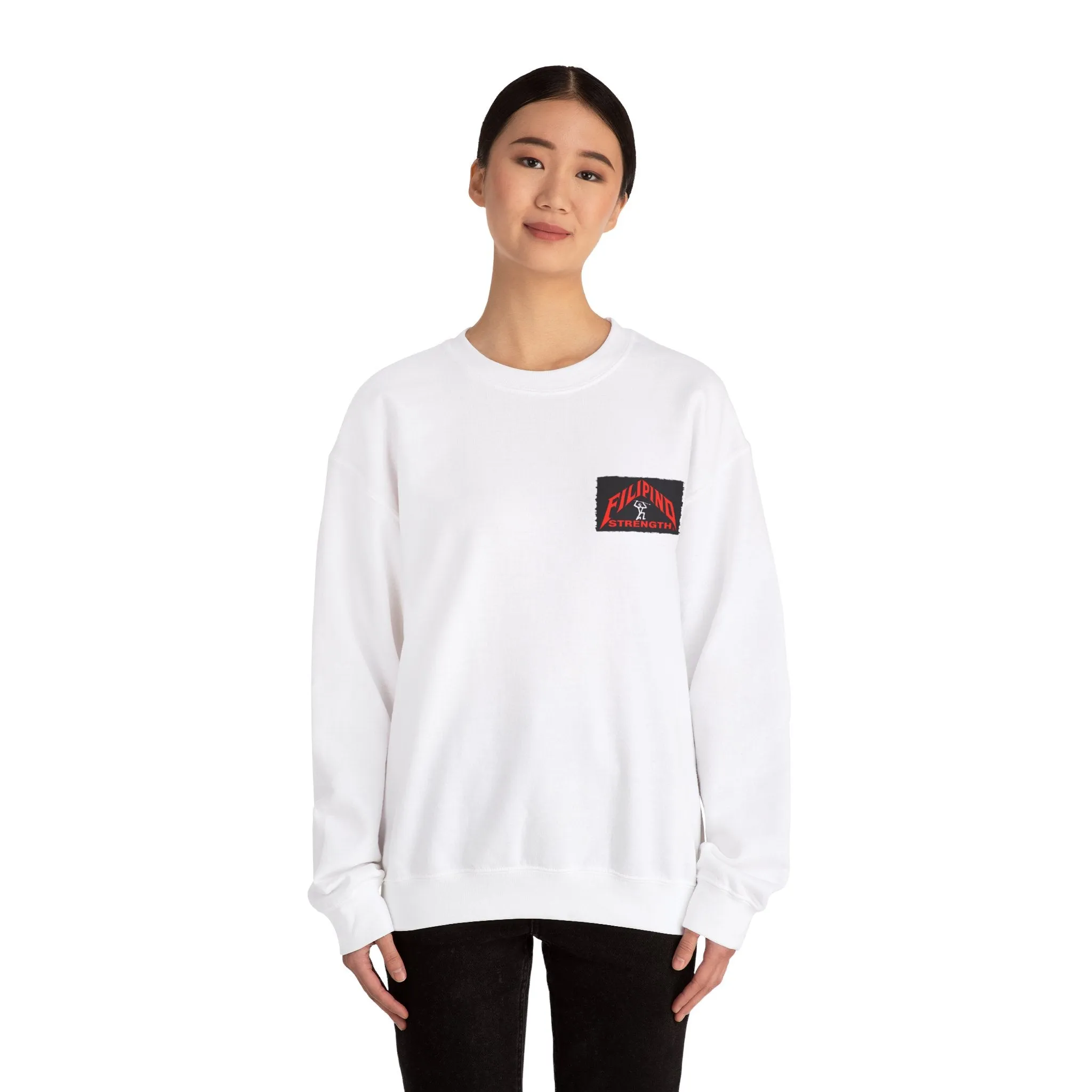Filipino Strength The Beauty Of Filipina Magandang Pinay Vintage Design 90s New Print Unisex Heavy Blend™ Crewneck Sweatshirt