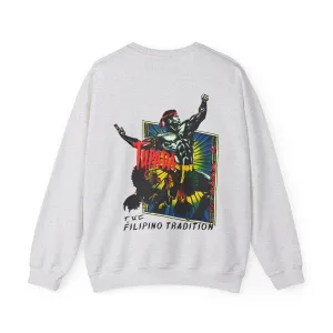 Filipino Strength Tupada Filipino Tradition Vintage Design 90s New Print Unisex Heavy Blend™ Crewneck Sweatshirt