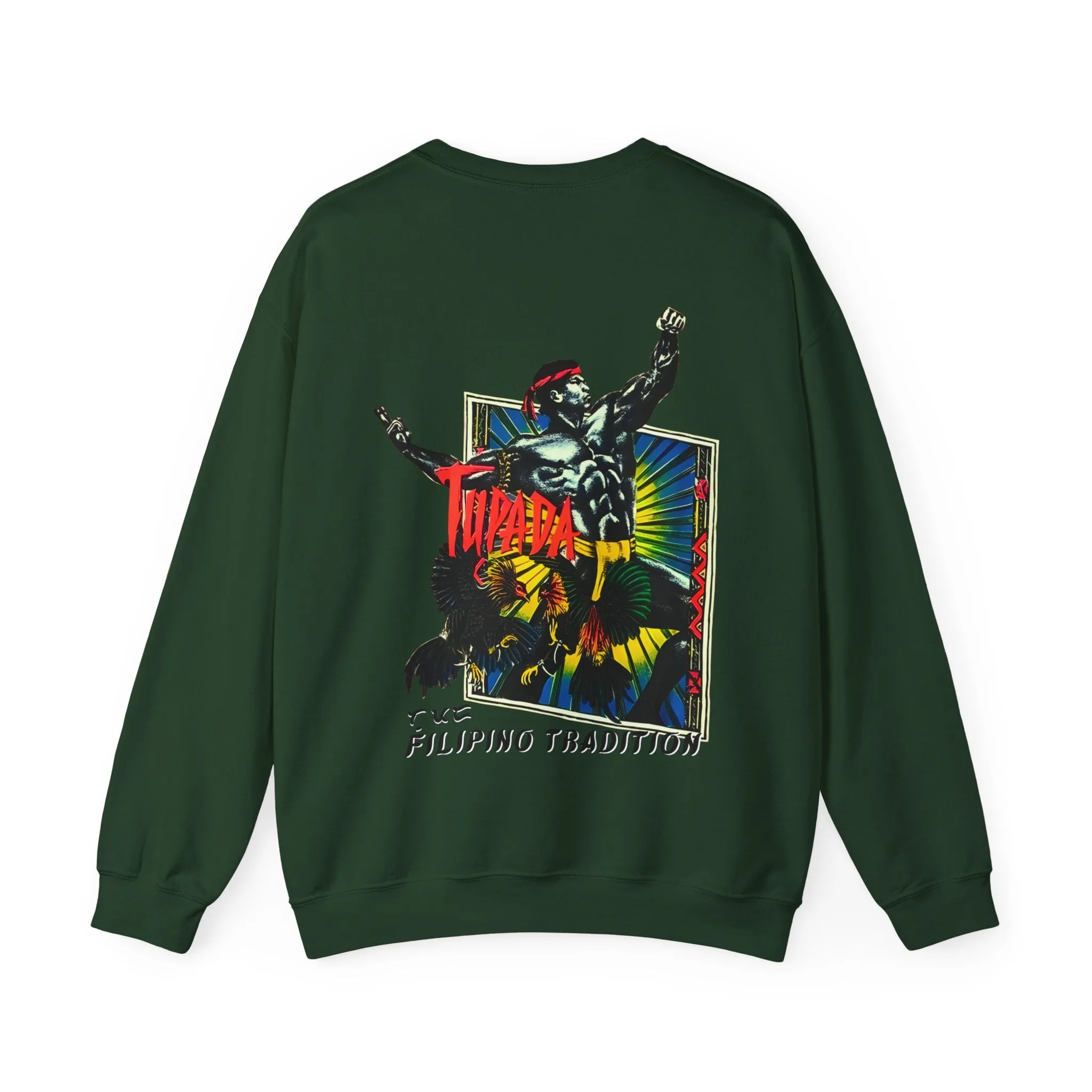 Filipino Strength Tupada Filipino Tradition Vintage Design 90s New Print Unisex Heavy Blend™ Crewneck Sweatshirt