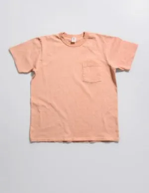 FINAL SALE: Pigment Pocket Tee in Vintage Orange