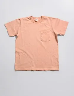 FINAL SALE: Pigment Pocket Tee in Vintage Orange