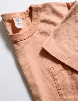 FINAL SALE: Pigment Pocket Tee in Vintage Orange