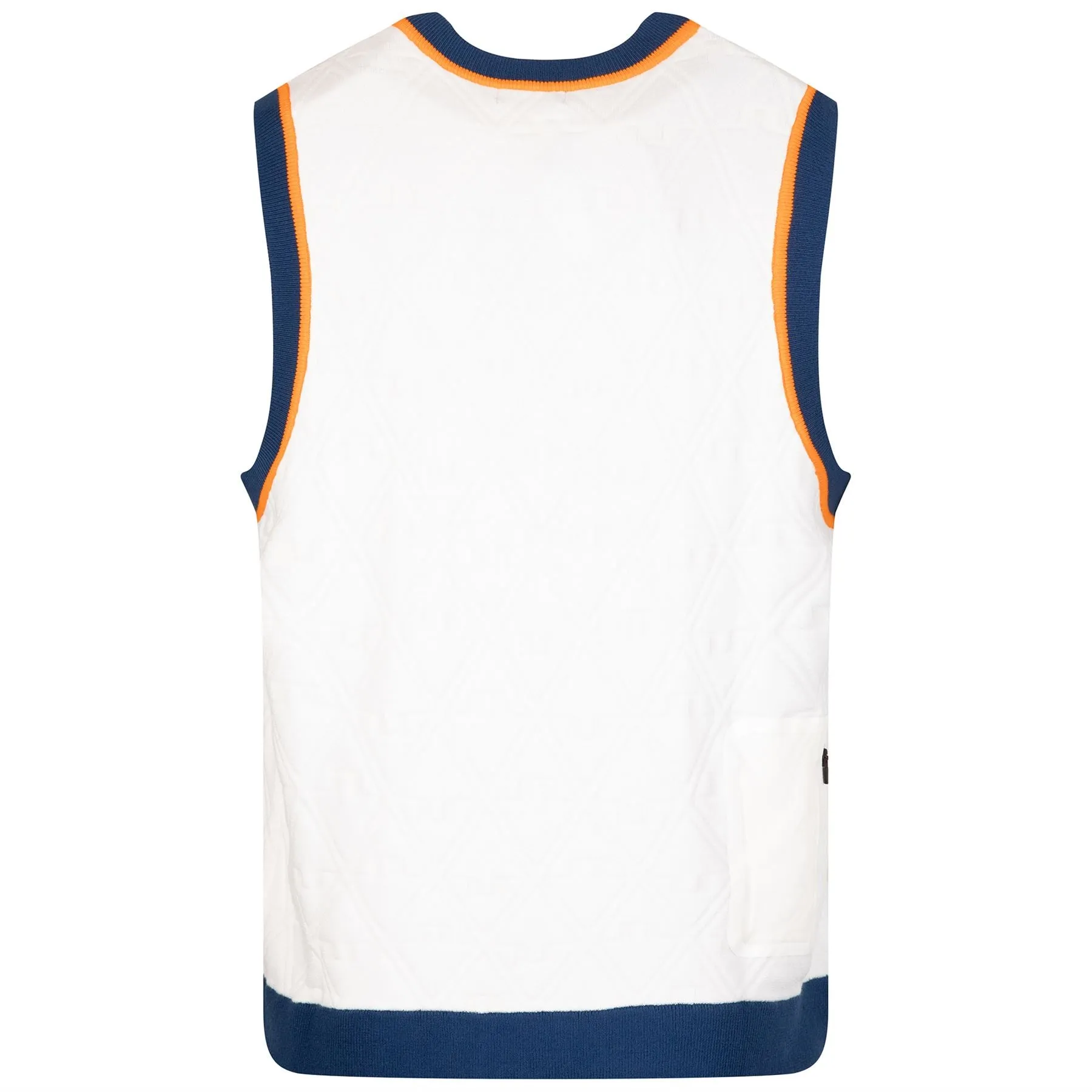 Finely Knitted Vest White