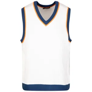 Finely Knitted Vest White