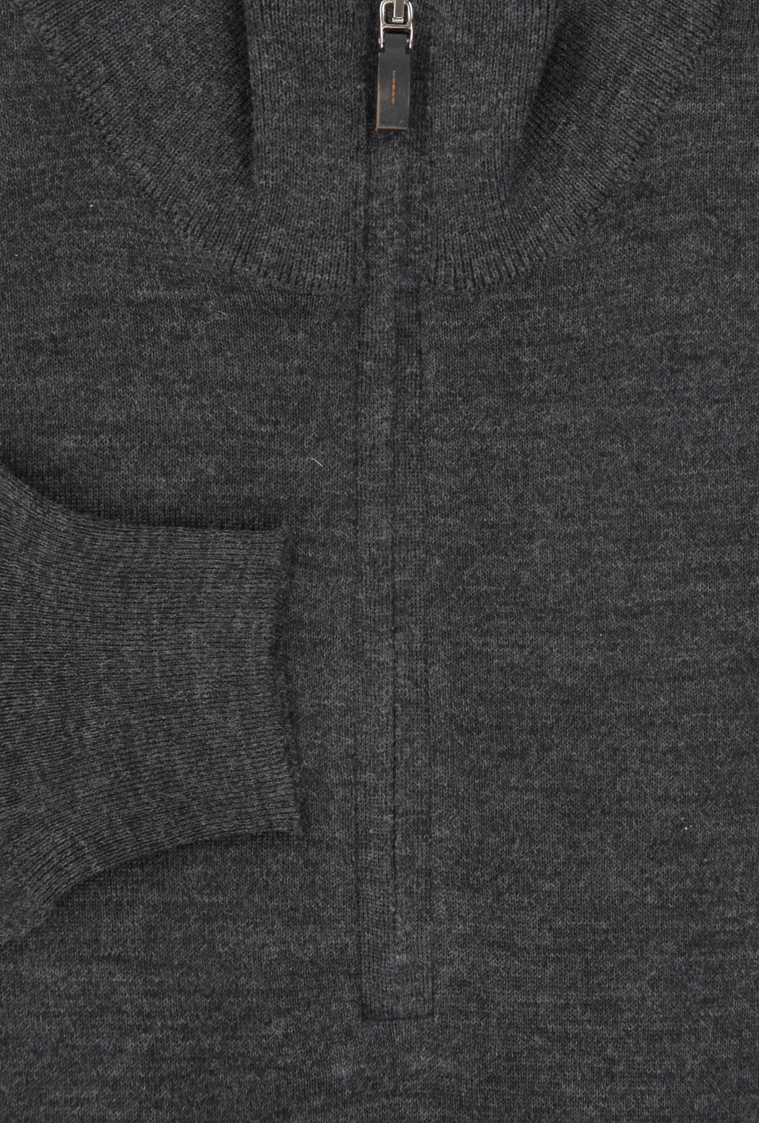 Fiori Di Lusso Dark Gray 1/4 Zip Sweater