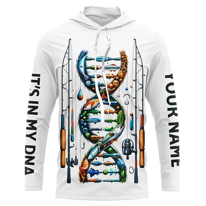 Fishing - It's in my DNA - UV protection fishing shirt for fisherman A64