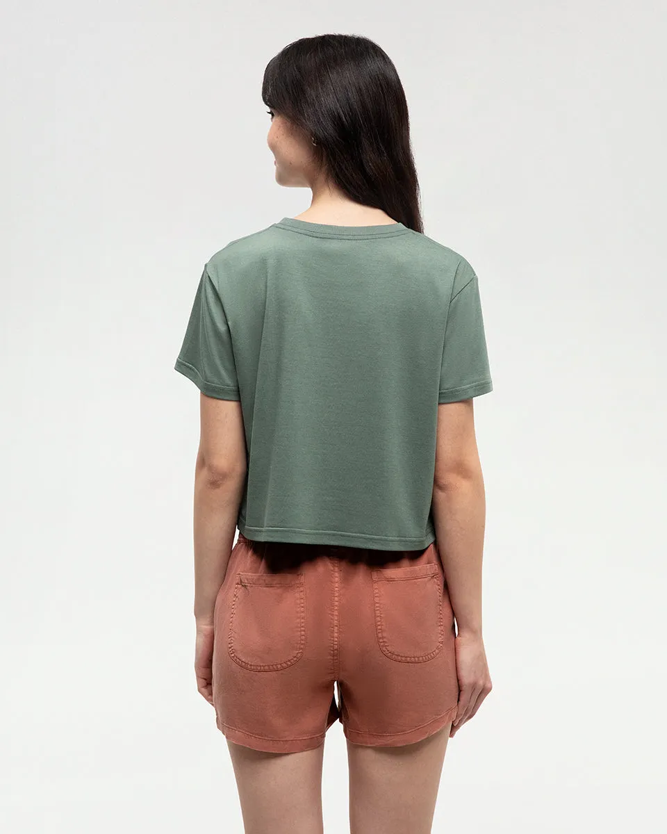 Floral Crop T-Shirt