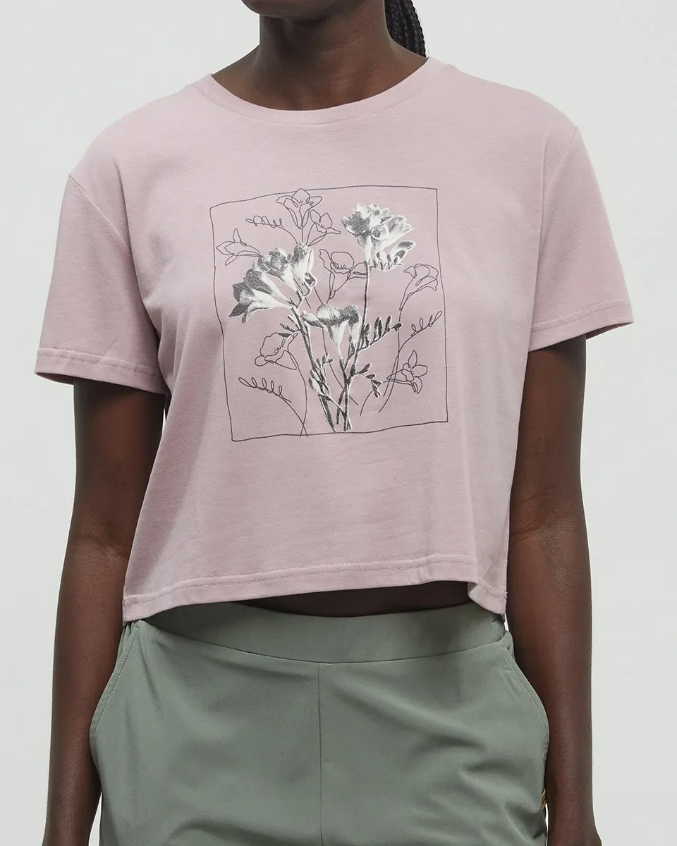 Floral Crop T-Shirt