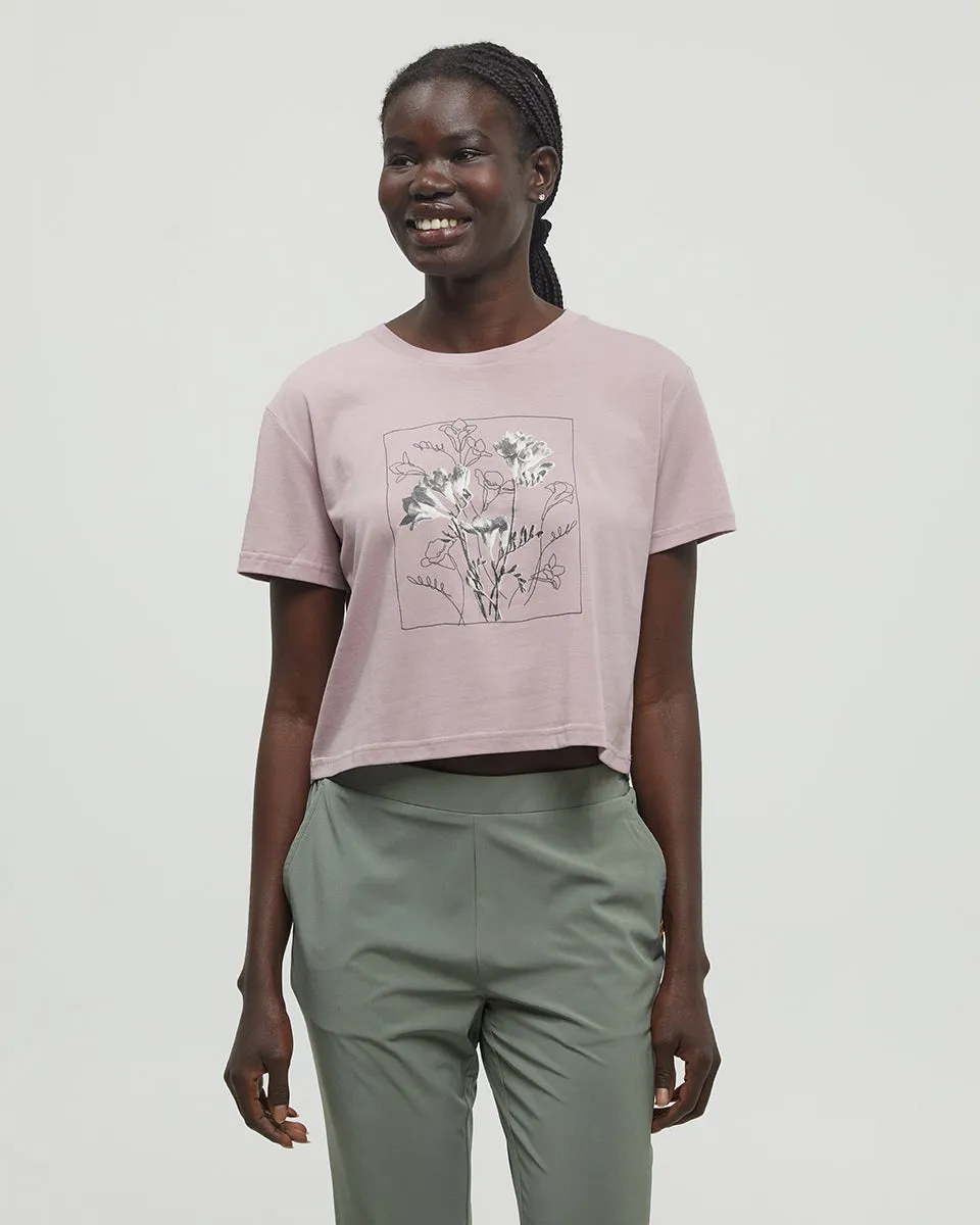 Floral Crop T-Shirt