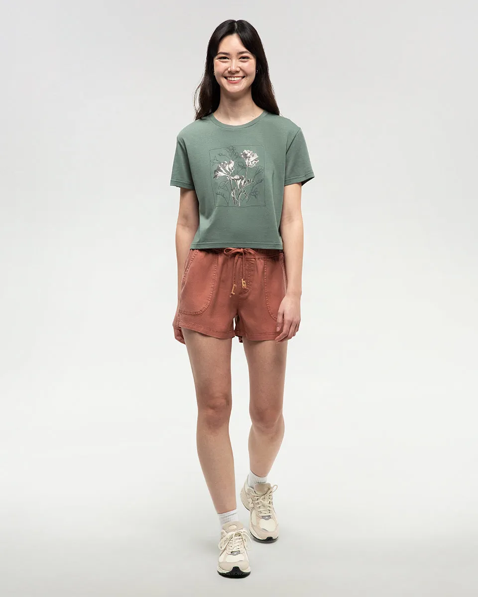 Floral Crop T-Shirt