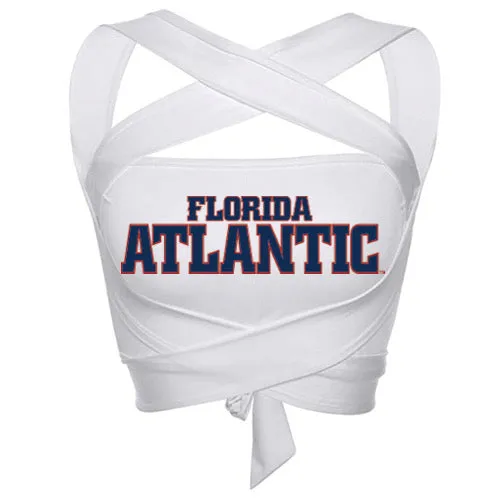 Florida Atlantic Owls White Multi Way Bandeau Top