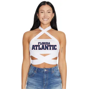 Florida Atlantic Owls White Multi Way Bandeau Top