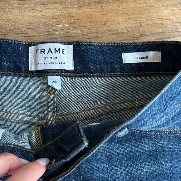 Frame Le Cutoff Jean Shorts